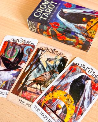 Crow Tarot Mazzo Carte Oracle Destiny Future Kids