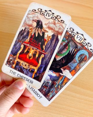 Crow Tarot Mazzo Carte Oracle Destiny Future Kids