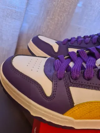 Scarpe Puma Mid Top Viola Bianche Tg 38