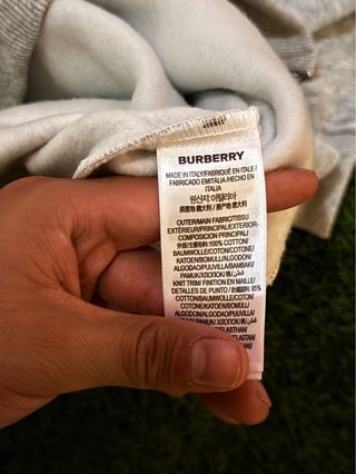 Sudadera Burberry Gris