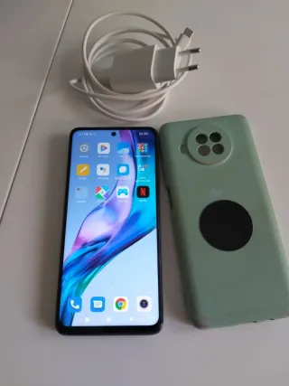 Xiaomi Mi 10 Lite 5G Nero + Custodia Verde