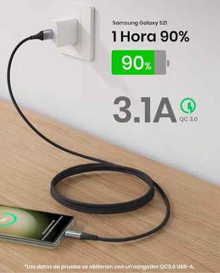 Cable INIU USB A a USB C 2m 3.1A