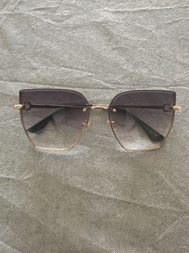 Gafas de sol Cartier Marrón y Dorado