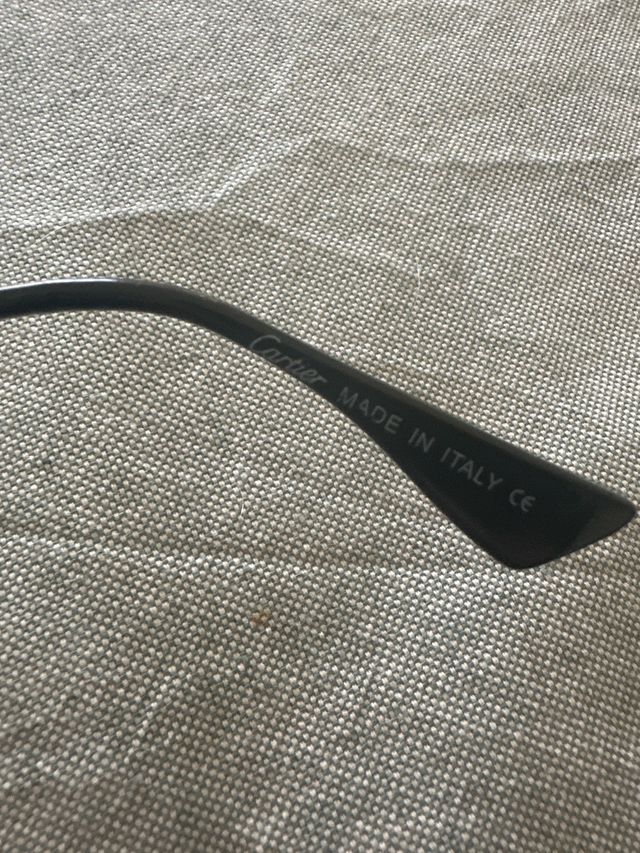 Gafas de sol Cartier Marrón y Dorado