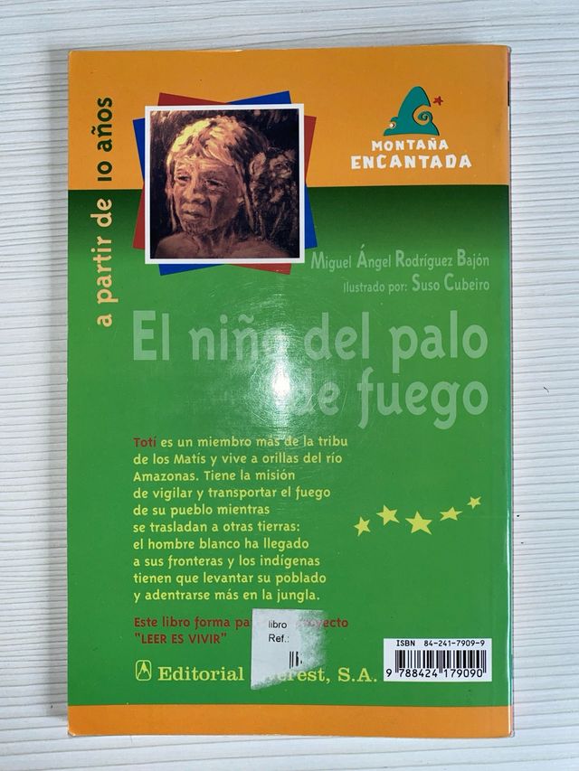Libro El niño del palo de fuego