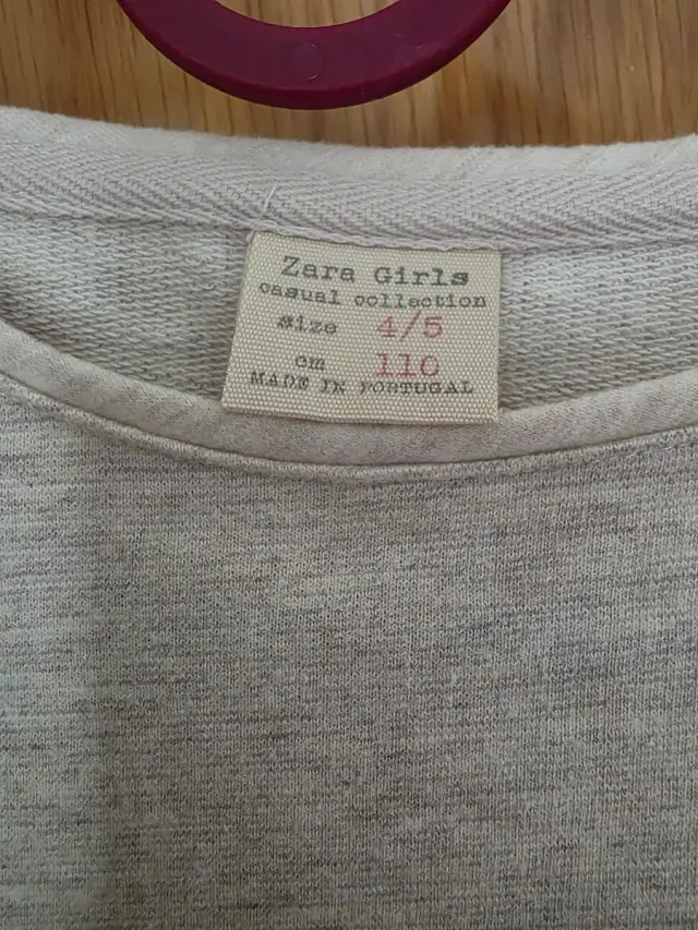 Sudadera Zara Talla 4-5