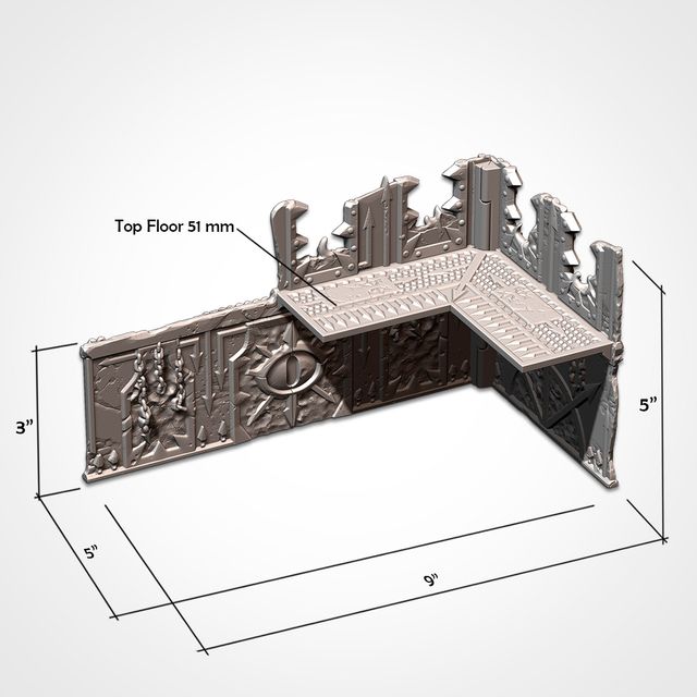 Escenografía Plegable WTC Warhammer 40k Chaos