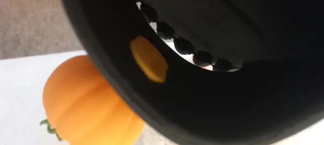 Chanclas Calabaza Brillo Oscuridad Talla 37