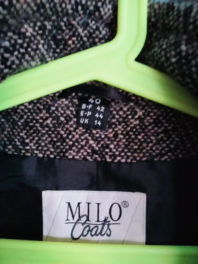 Casaco de lã feminino Milo