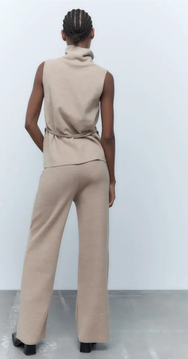 Top Zara Cordón Soft Talla L