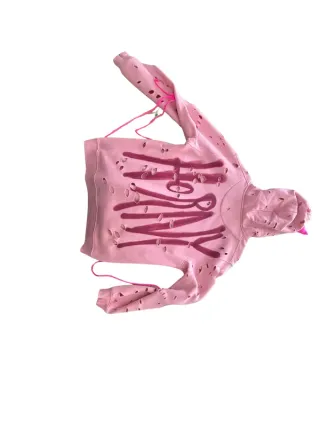 Sudadera Caramel Wear Rosa Desgastada