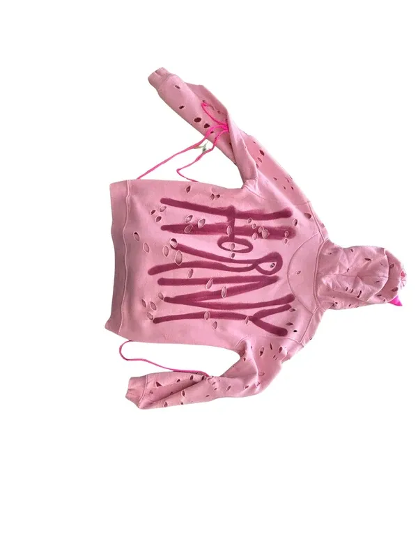 Sudadera Caramel Wear Rosa Desgastada