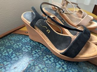 Sandalias cuña Unisa Dos pares