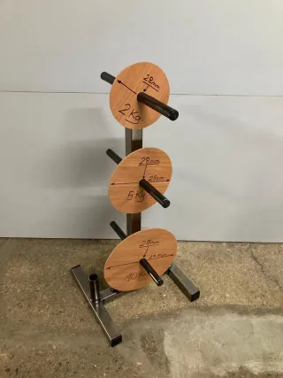 Soporte para Discos y Barras de 28 mm Decathlon