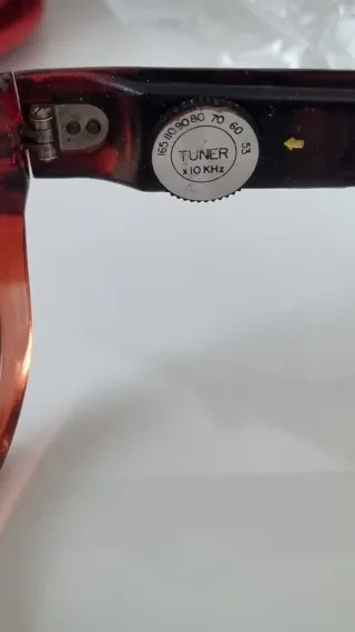 Occhiali da sole vintage Raglass con radio