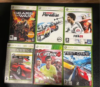 Lote 6 Juegos Xbox 360