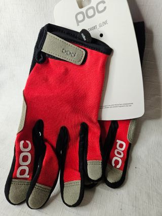 Guantes POC Talla L Rojo y Negro