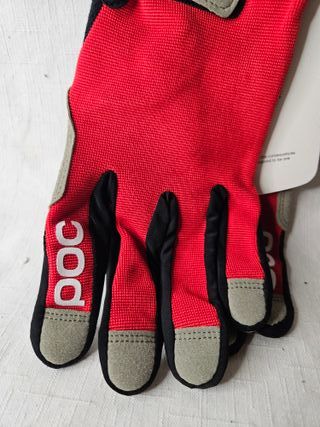 Guantes POC Talla L Rojo y Negro