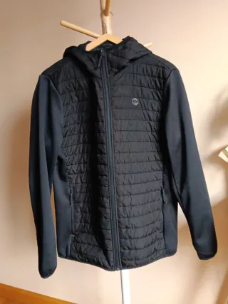Chaqueta acolchada capucha hombre Talla M