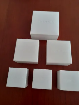 Cajas joyero Pandora blancas