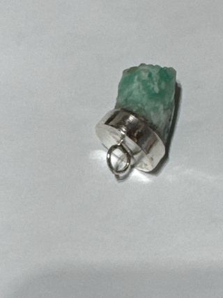 Colgante Plata 925 Esmeralda Beryl