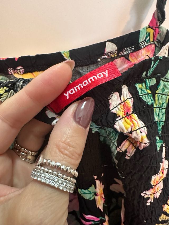 Canottiera donna floreale