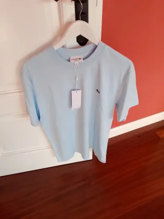 Camiseta Lacoste azul clara Talla M