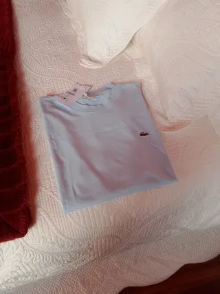 Camiseta Lacoste azul clara Talla M