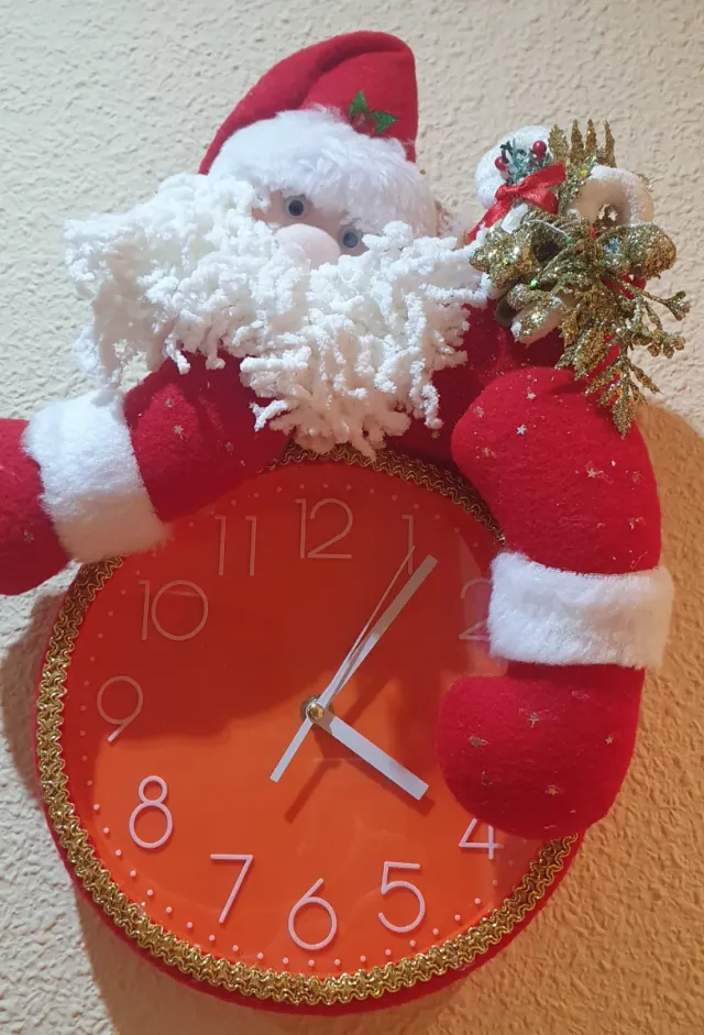 Orologio natalizio di Babbo Natale