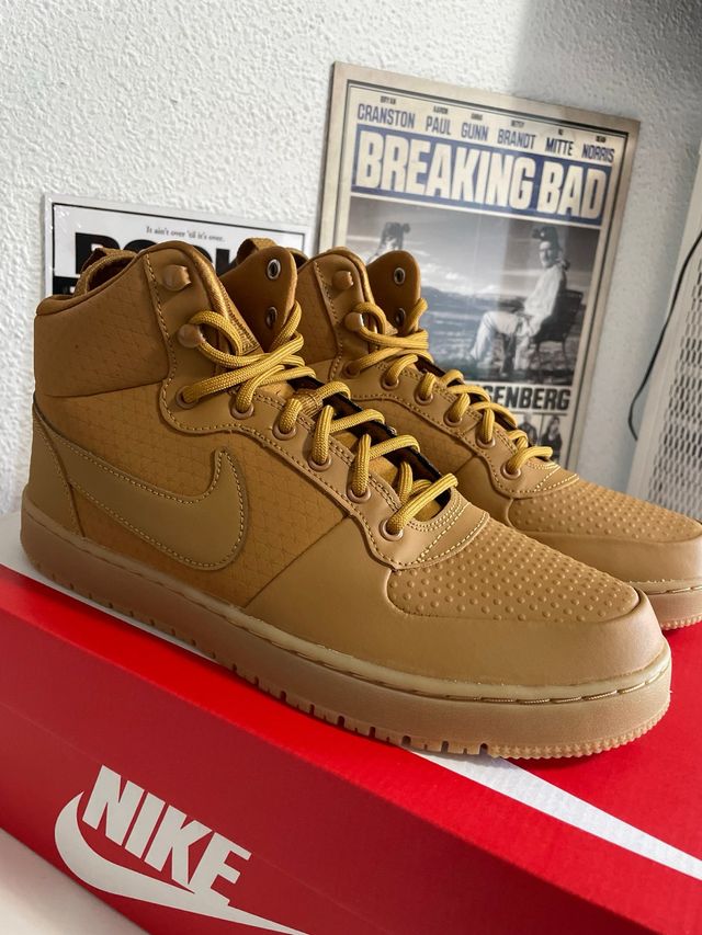Nike Court Borough Mid Winter Beige/Marrón