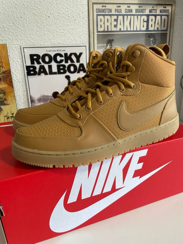 Nike Court Borough Mid Winter Beige/Marrón