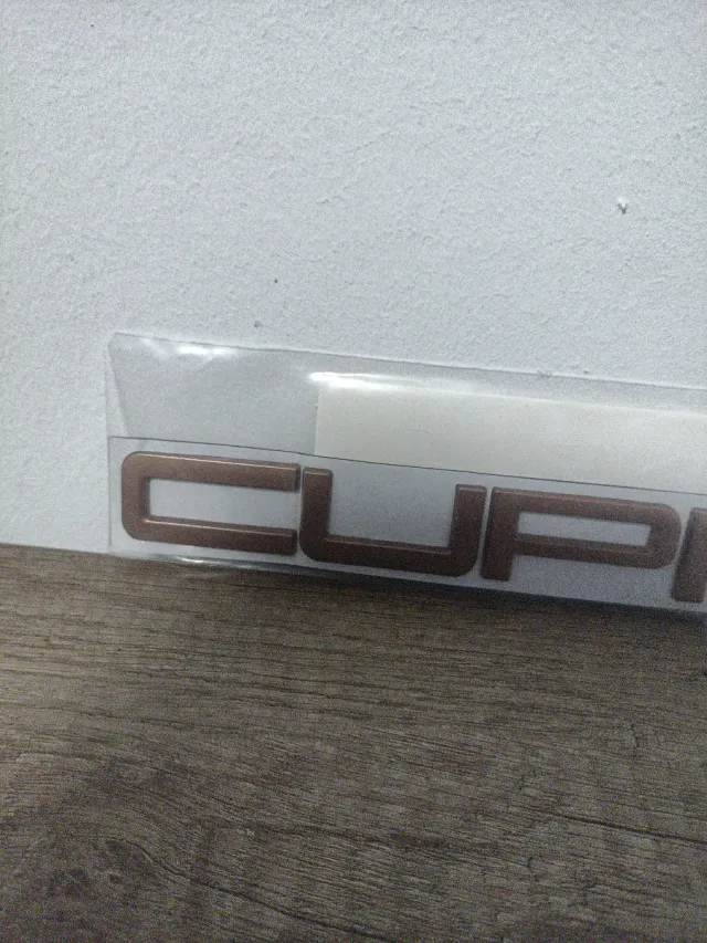 Letras CUPRA Bronce Coche