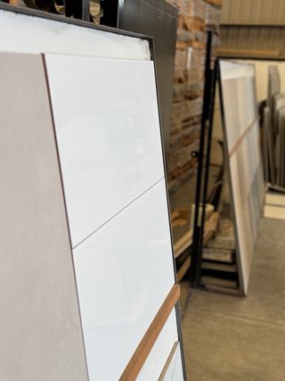 Blanco brillo 30x60 azulejo para baño o cocina