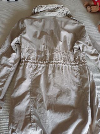 Parka mujer beige