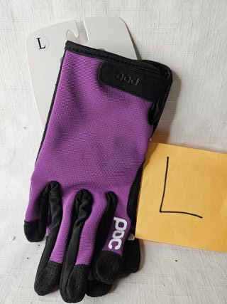 Guantes POC Talla L Morado y Negro