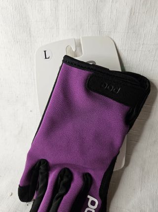 Guantes POC Talla L Morado y Negro