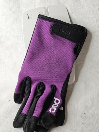 Guantes POC Talla L Morado y Negro
