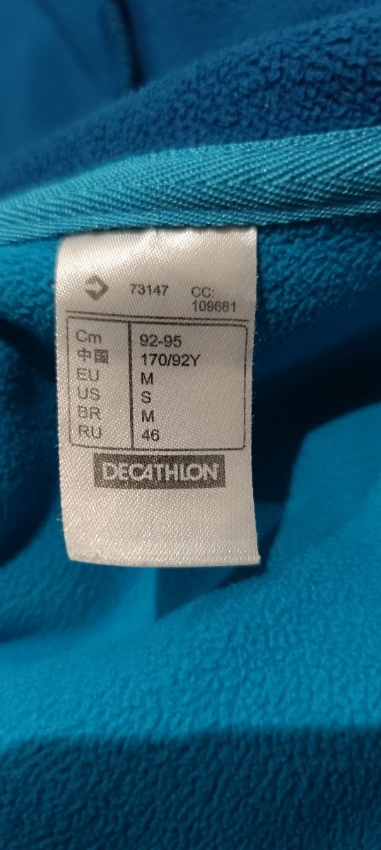 Forro Polar Quechua Turquesa M