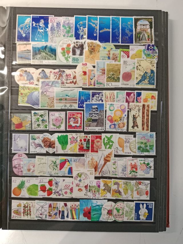 Clasificador 1200 sellos Japón 32 páginas