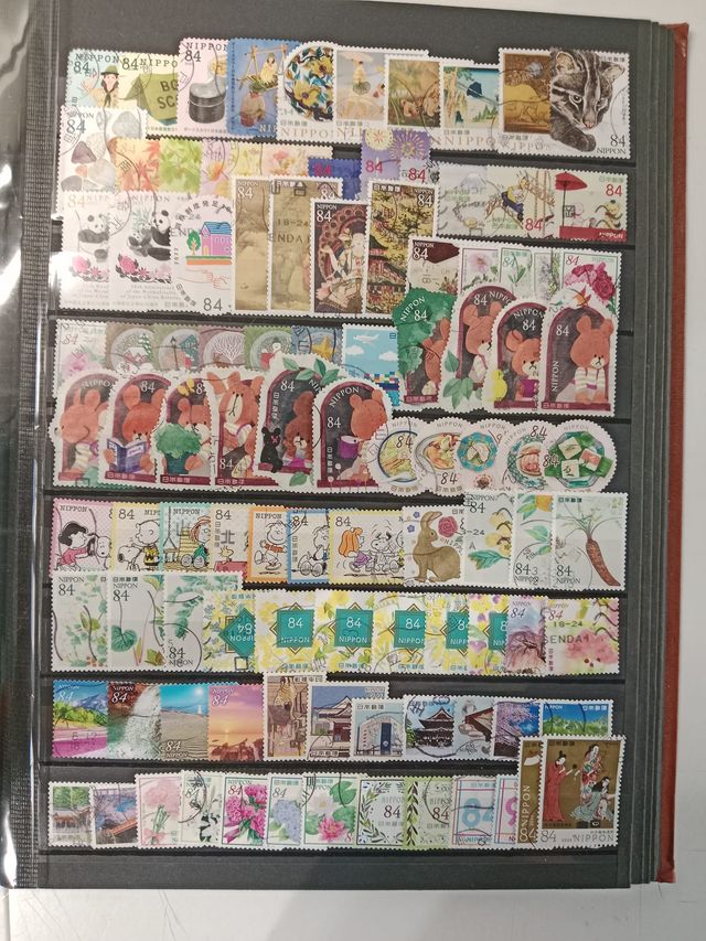 Clasificador 1200 sellos Japón 32 páginas