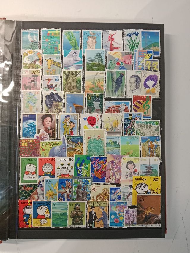 Clasificador 1200 sellos Japón 32 páginas