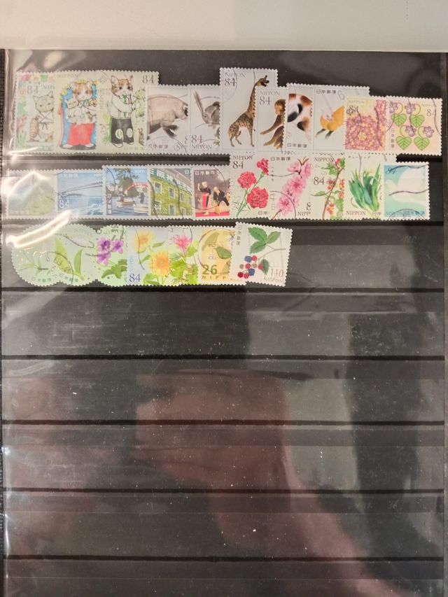 Clasificador 1200 sellos Japón 32 páginas