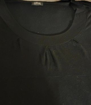 Vestito nero a palloncino con manica 3/4