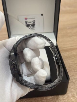 Reloj seiko mod Nautico open heart Negro 40mm