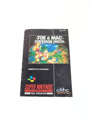 Joe & Max Caveman Ninja Pal ITA + Manuale per Supe
