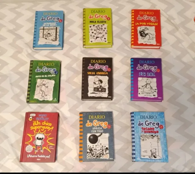 Lote libros El diario de Greg