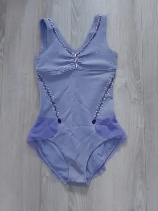 Malla Gimnasia Rítmica Lila Brillante