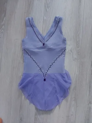 Malla Gimnasia Rítmica Lila Brillante