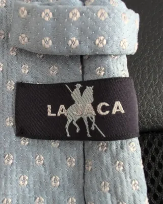 Corbatas Elegantes Hombre Beige y Azul