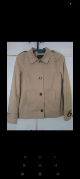 Chaqueta beige talla S